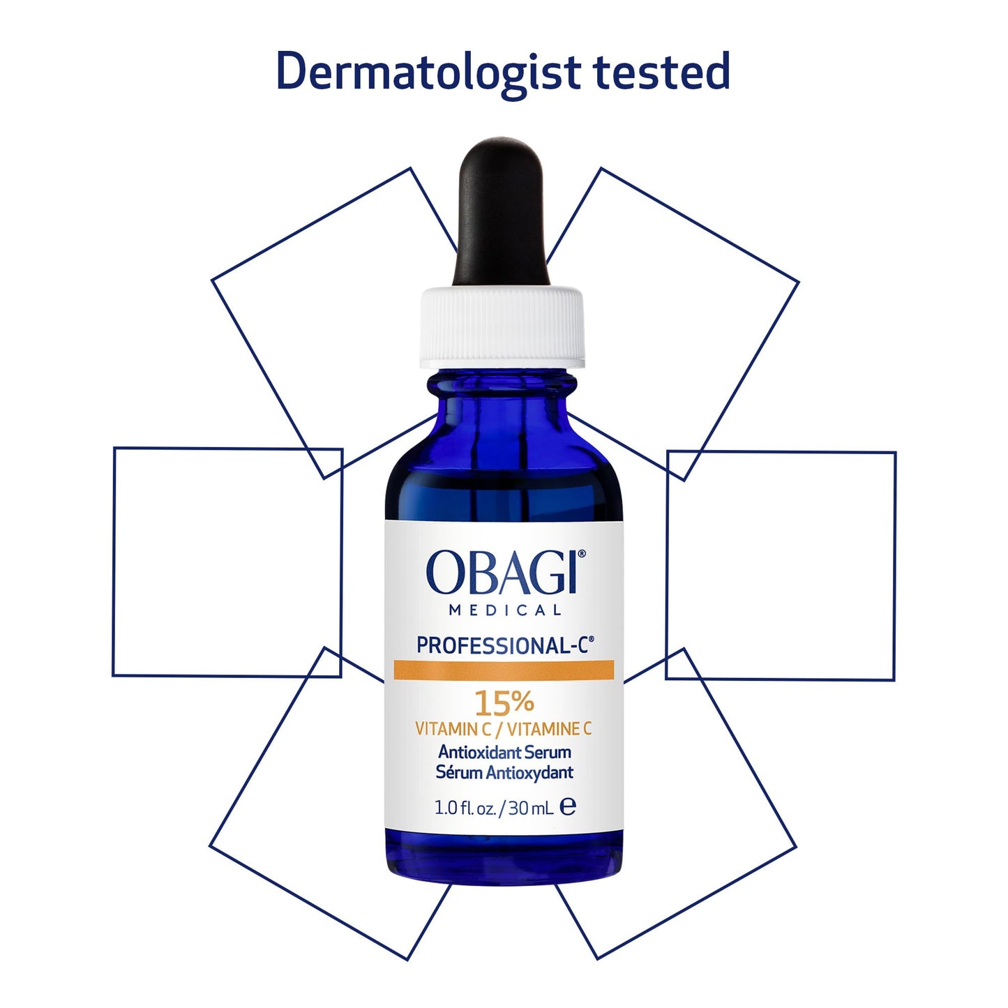 Obagi Professional-C 15% Vitamin C Serum – Brighten Skin Tone & Minimize Fine Lines | 1 oz