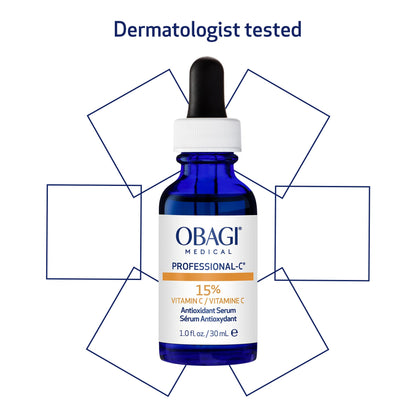 Obagi Professional-C 15% Vitamin C Serum – Brighten Skin Tone & Minimize Fine Lines | 1 oz