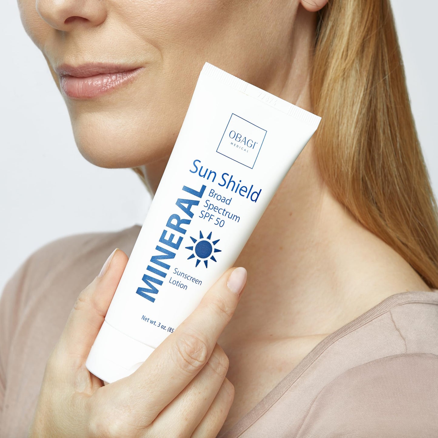 Obagi Medical Sun Shield Mineral Sunscreen SPF 50 – Hypoallergenic, Sheer, Quick-Absorbing (3 oz)
