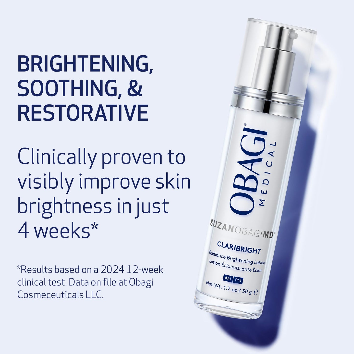 SUZANOBAGIMD Claribright Brightening Lotion – Reduces Dark Spots & Redness, Supports Cell Turnover, Safe for Sensitive Skin – 1.7 oz