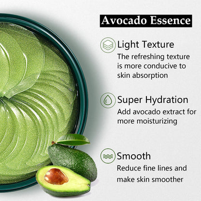 OBRADOYA Zozu Avocado Eye Mask – Hydrating Under-Eye Patches, 60 PCS