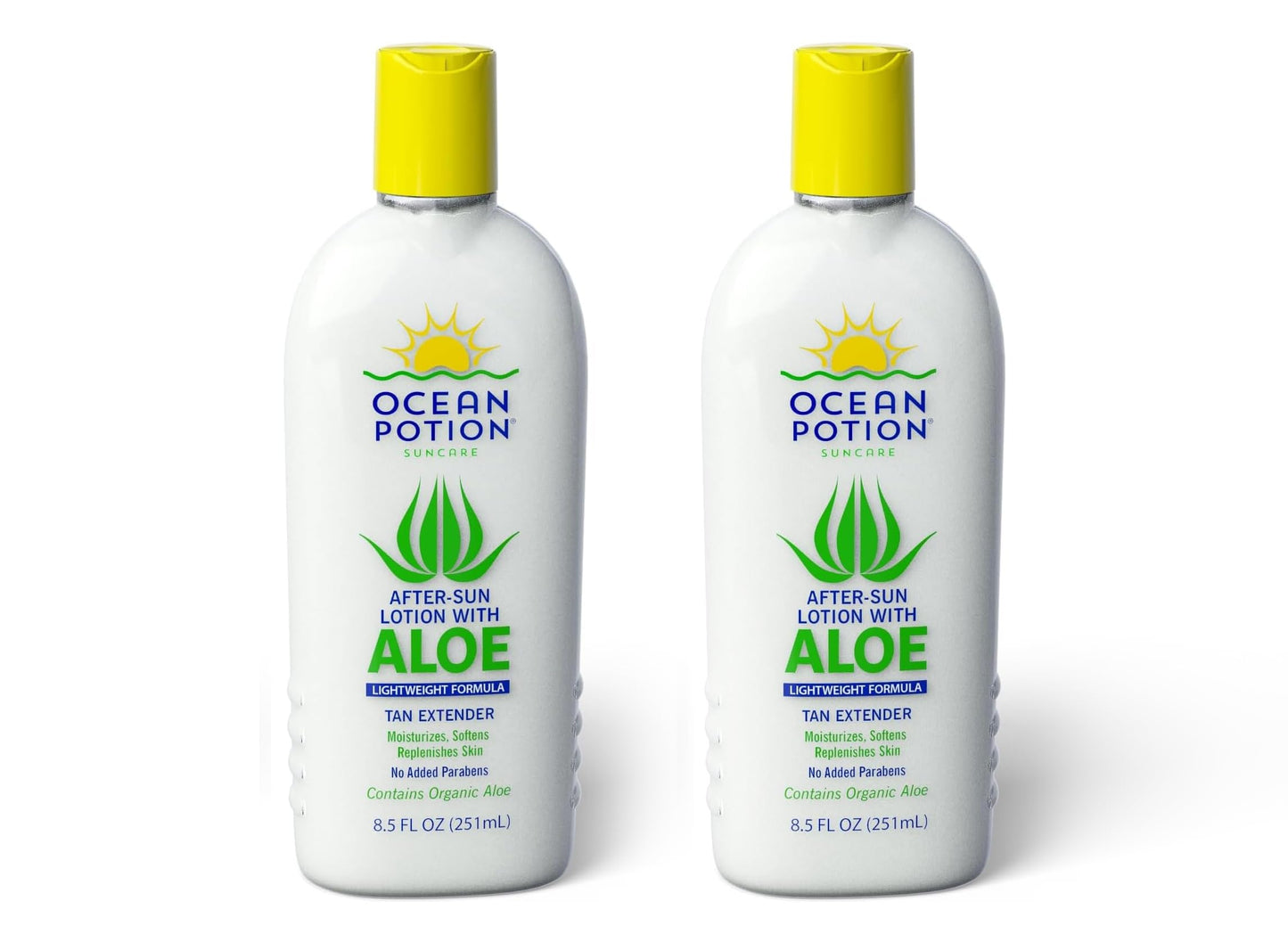 Ocean Potion Moisturizing After Sun Lotion — 8.5oz Pack of 2 | Lightweight Hydration