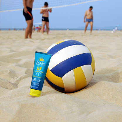 Ocean Potion Sunscreen Lotion SPF85 6.8oz – UVA/UVB Protection, 80-Min Water-Resistant