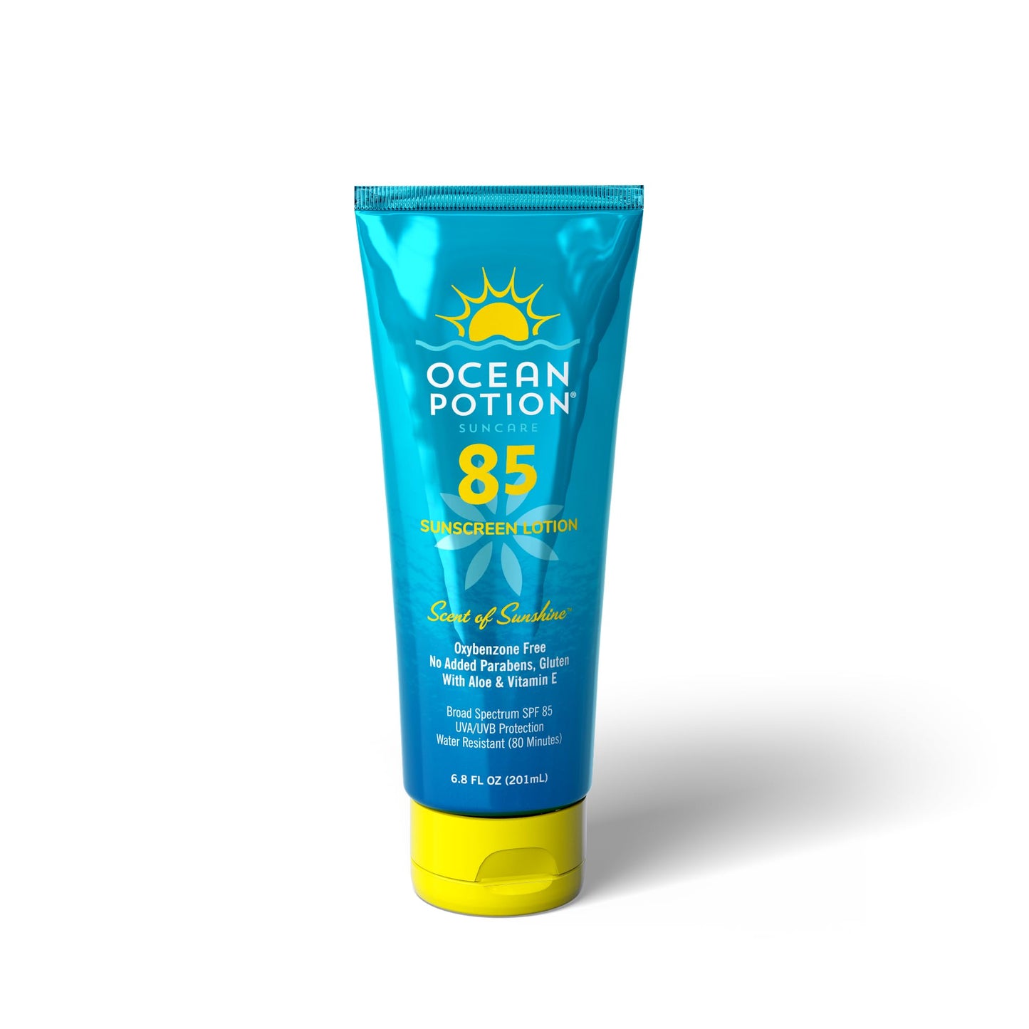 Ocean Potion Sunscreen Lotion SPF85 6.8oz – UVA/UVB Protection, 80-Min Water-Resistant