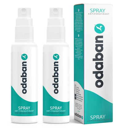 ODABAN Antiperspirant Deodorant – Clinical Strength, Fragrance-Free, Pack of 2 x 1oz