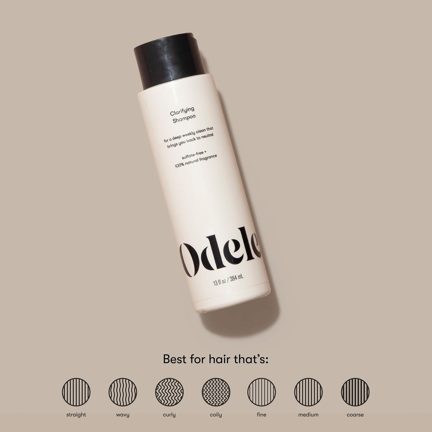 Odele Clarifying Sulfate-Free Shampoo | Deep Weekly Clean for All Hair Types | 13 oz