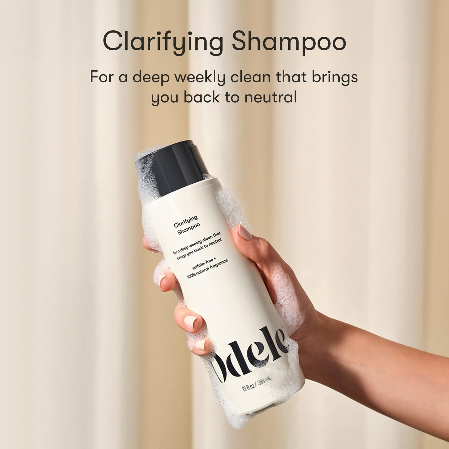 Odele Clarifying Sulfate-Free Shampoo | Deep Weekly Clean for All Hair Types | 13 oz