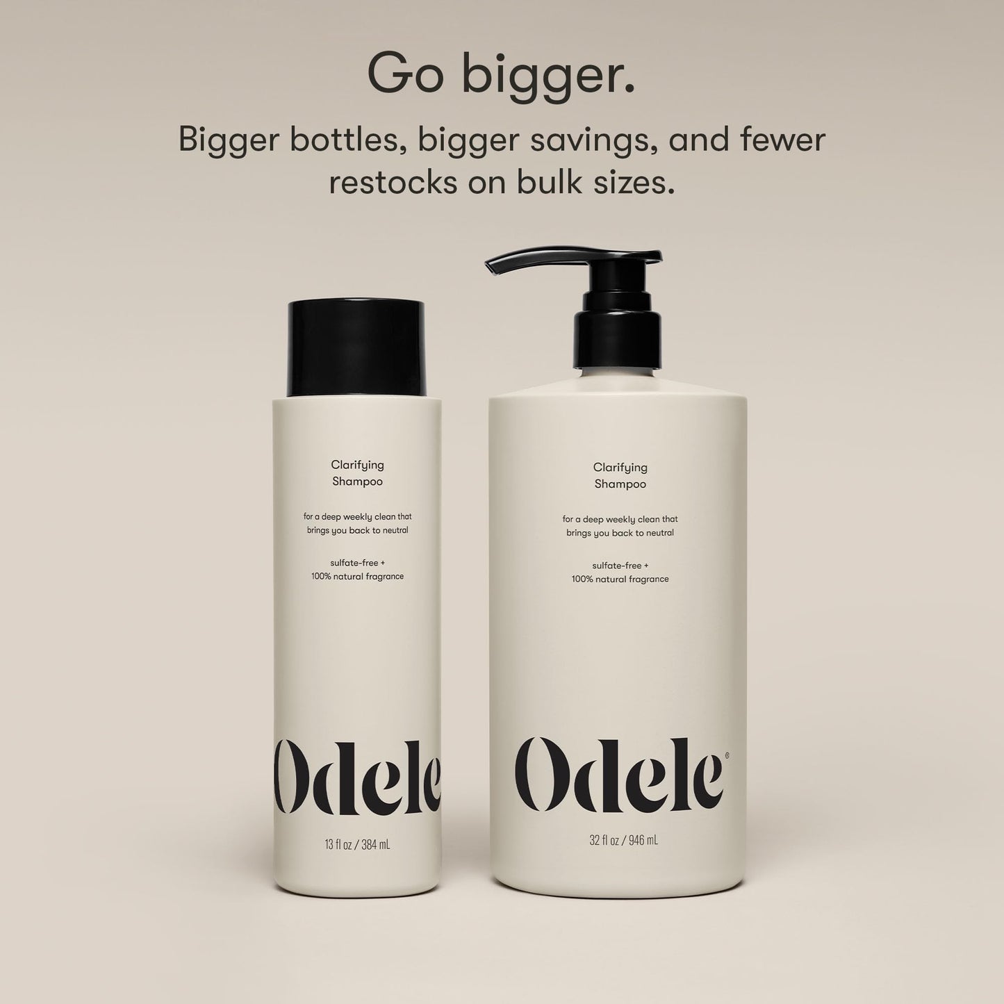 Odele Clarifying Sulfate-Free Shampoo – Deep Weekly Clean for All Hair Types, 32 oz
