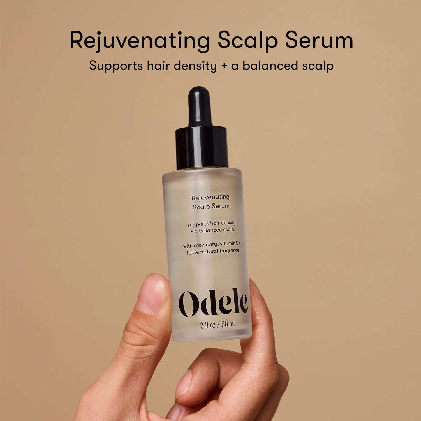 Odele Rejuvenating Scalp Serum – Rosemary & Vitamin E for Balanced Scalp & Hair Density | All Hair Types | 2 fl oz
