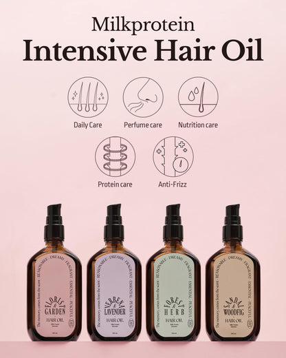 ODID Milk Protein Intensive Hair Oil – Korean Anti-Frizz Nourishing Serum with 10,000ppm Argan Oil (3.38 fl oz)