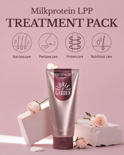 ODID Milk Protein LPP Hair Treatment Mask – Intensive Collagen Deep Conditioner for Dry, Damaged Hair