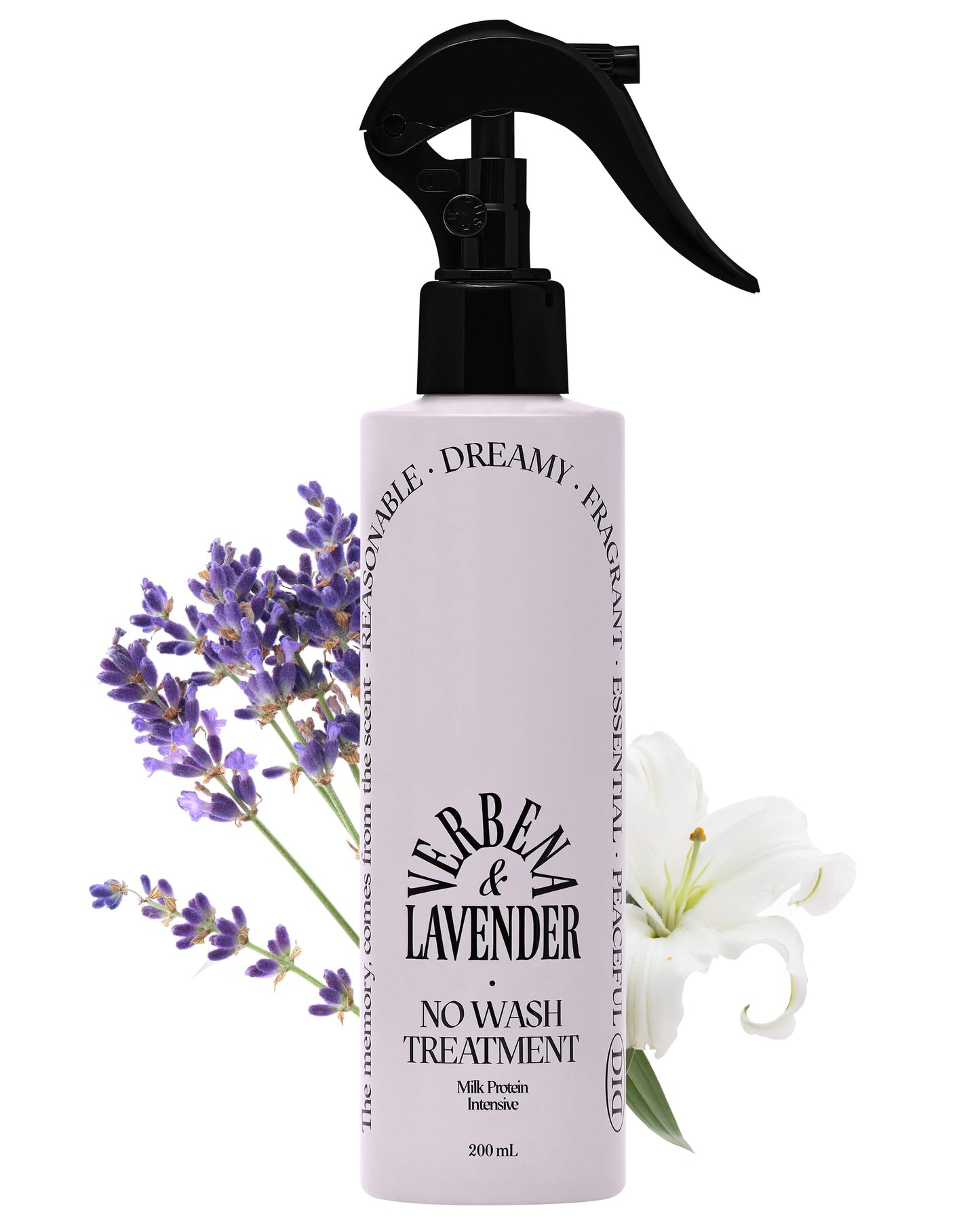 ODID Milk Protein Intensive No-Wash Treatment — Korean Hair Perfume Serum Spray with Verbena Lavender | Anti-Frizz Detangler for Curly & Damaged Hair 6.76 fl oz