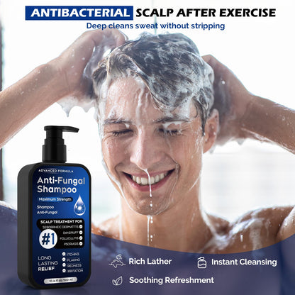 Oely Anti-Dandruff Shampoo for Folliculitis & Scalp Psoriasis | 10.1 fl oz