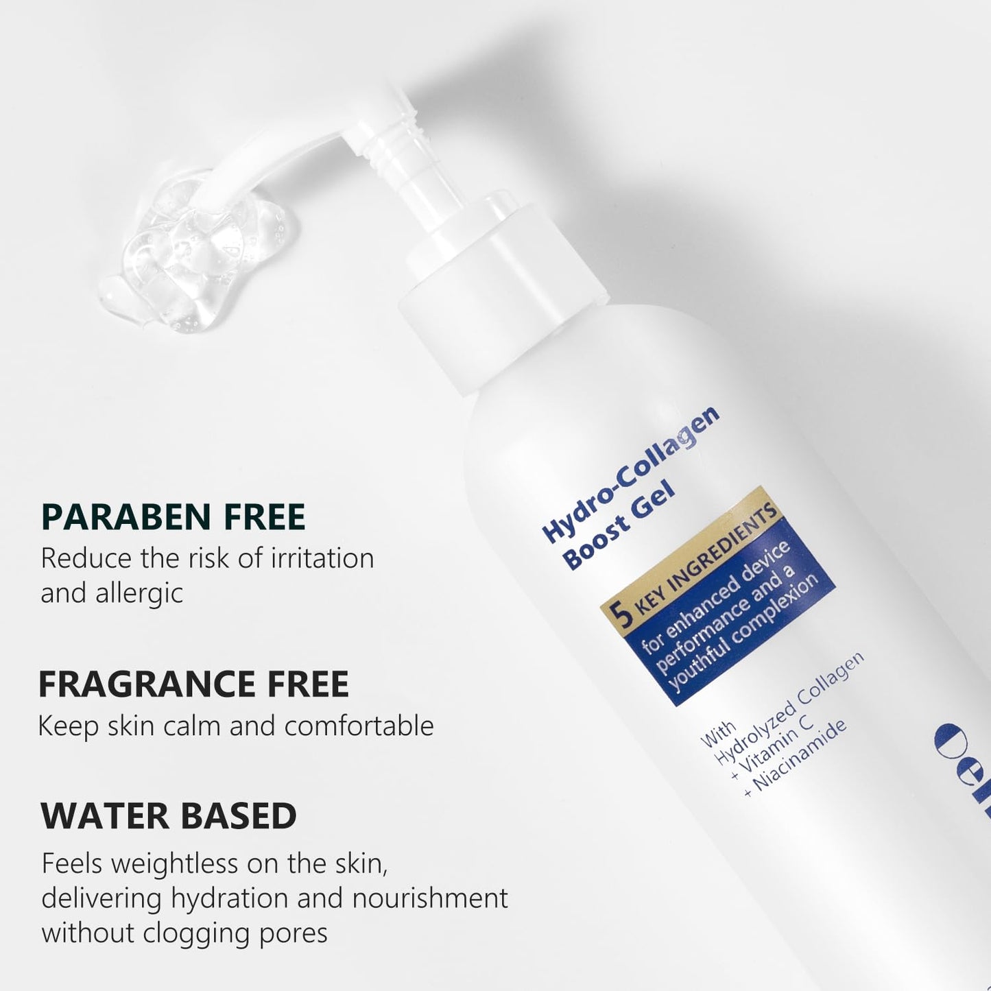 Oeneis Hydro-Collagen Boost Gel – Conductive Facial Gel for Microcurrent & RF