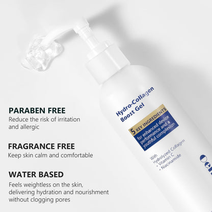 Oeneis Hydro-Collagen Boost Gel – Conductive Facial Gel for Microcurrent & RF