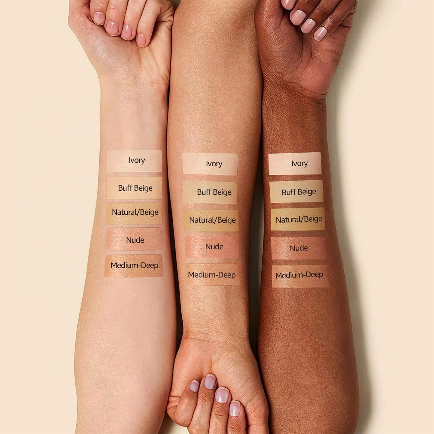 OETUIOW Mushroom Head Air Cushion CC Cream – All-Skin Types, Buff Beige | Long-Lasting, Full Coverage BB Cream Foundation