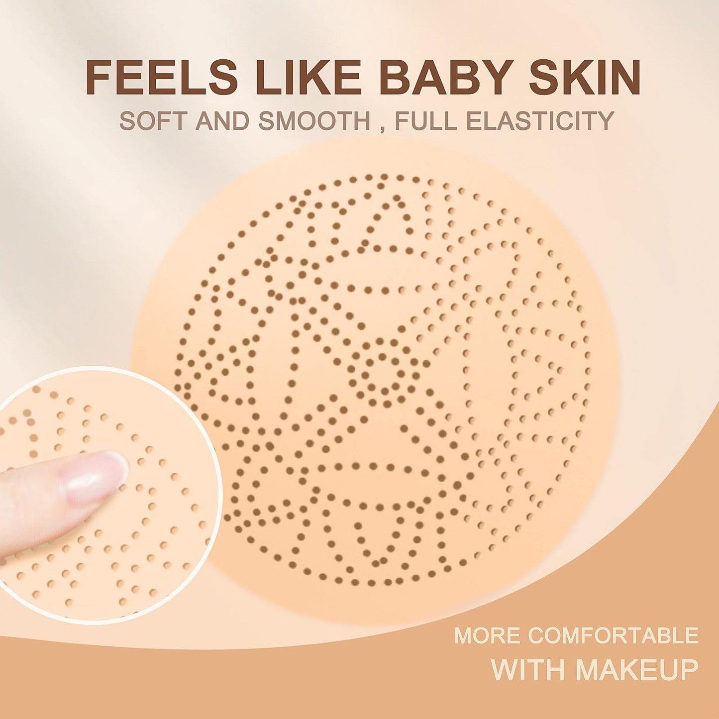 OETUIOW Mushroom Head Air Cushion CC Cream – Deep, Long-Lasting BB Cream for Mature Skin
