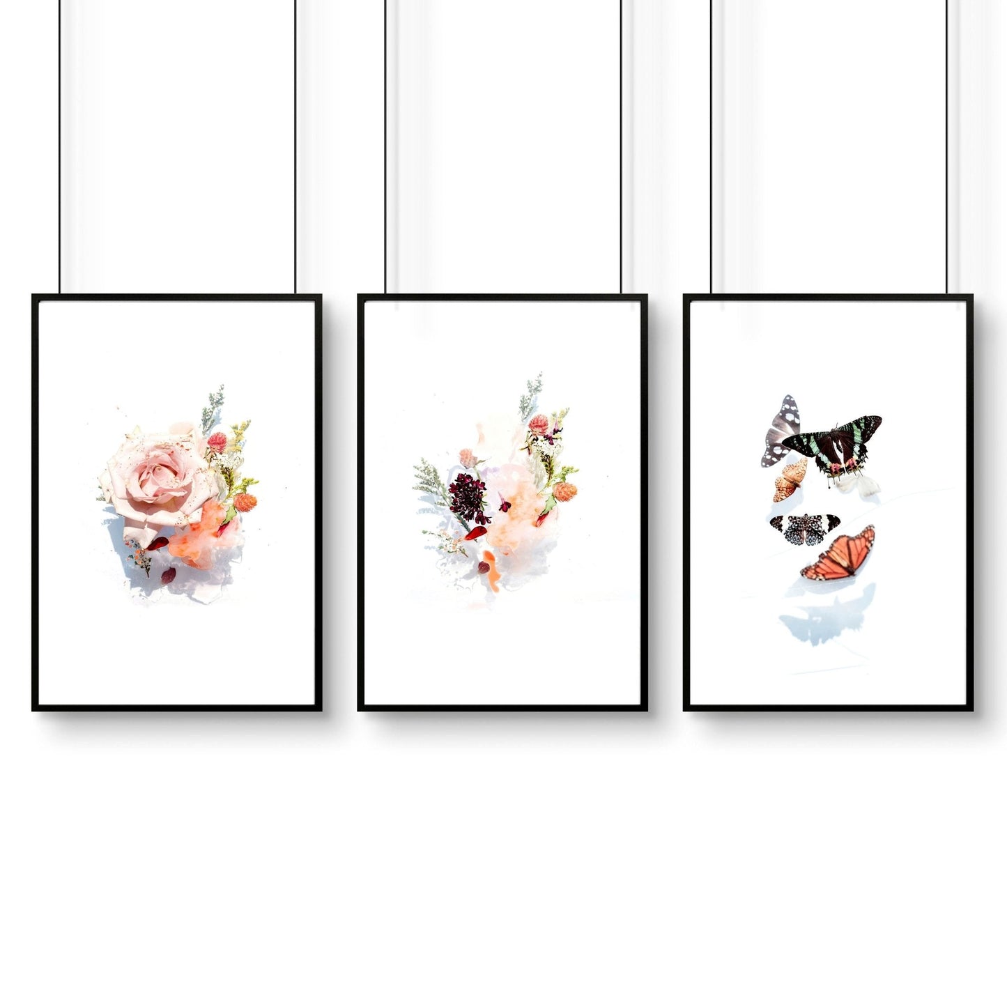 Office paintings ideas | set of 3 framed wall art