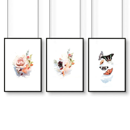 Office paintings ideas | set of 3 framed wall art