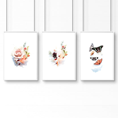 Office paintings ideas | set of 3 framed wall art