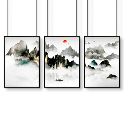 Office decor ideas for work | set of 3 wall art prints