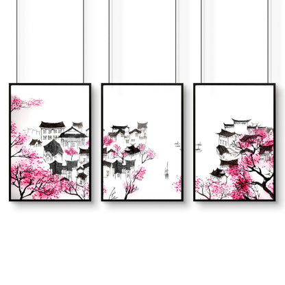 Office Wall Art Ideas | Set of 3 wall art prints