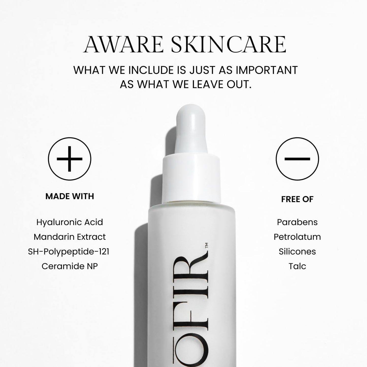 OFIR Face Milk Hydrating Cream Serum – Lightweight Dewy Glow with Vitamin C Mandarin & Hyaluronic Acid