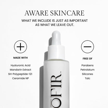 OFIR Face Milk Hydrating Cream Serum – Lightweight Dewy Glow with Vitamin C Mandarin & Hyaluronic Acid