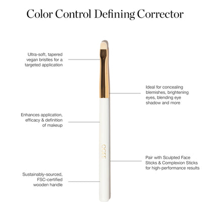 Ogee Makeup Brush Bundle: Blender, Base, Powder, Precision & Cleanser