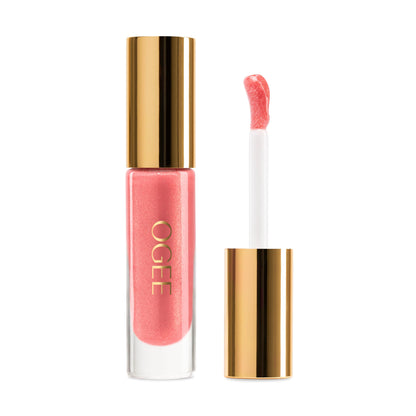 Ogee Beyond Clean Lip Gloss – Poppy, Organic Hydration & High Shine