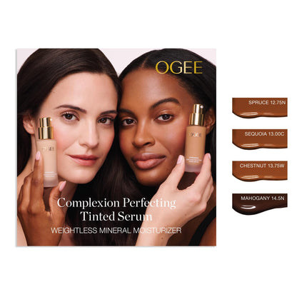 Ogee Complexion Perfecting Liquid Foundation - Mahogany 14.5N Deep Cocoa