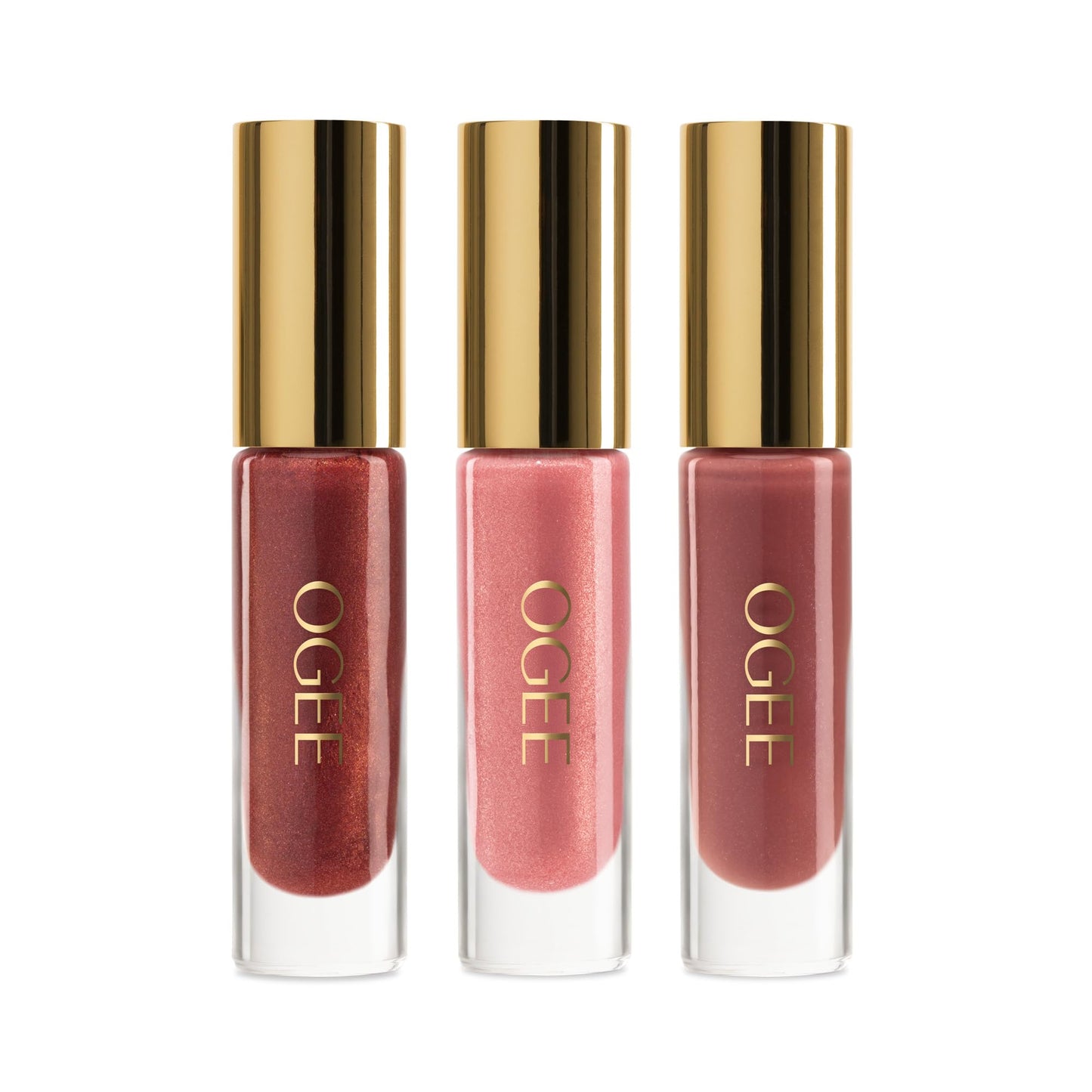 Ogee Glimmer Lip Gloss Trio – Limited Edition Holiday Gift Set