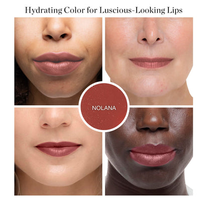 Ogee Tinted Sculpted Lip Oil – Nolana Lip Tint & Treatment (Terracotta Brown)