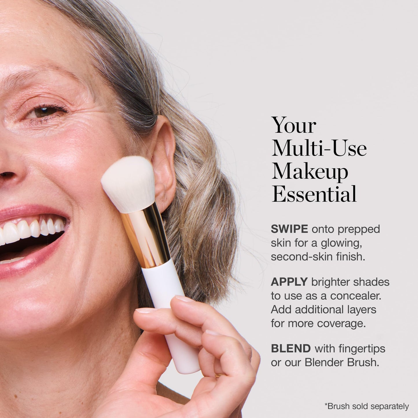 Ogee Sculpted Complexion Foundation Stick Larch 2.25C – Light Medium, Beige Undertones | Full Coverage & 70% Organic