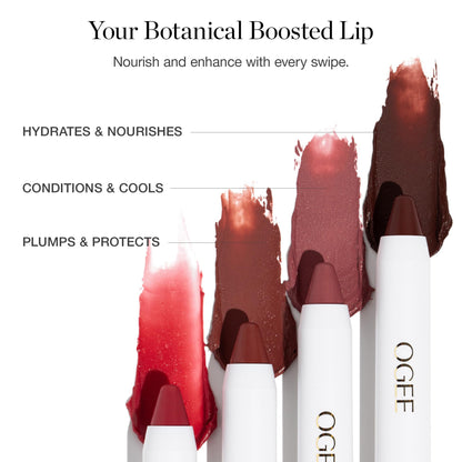Ogee Viola Lip Tint Oil – Buildable Blackberry Brown Lip Color & Treatment