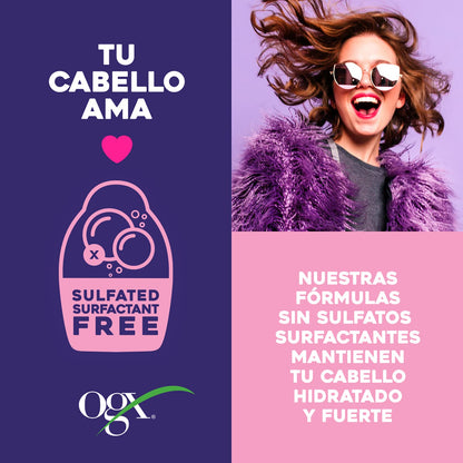 OGX Smoothing + Liquid Pearl Conditioner, 13 oz – Frizz-Free Shine & Hydration