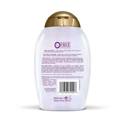 OGX Smoothing + Liquid Pearl Conditioner, 13 oz – Frizz-Free Shine & Hydration