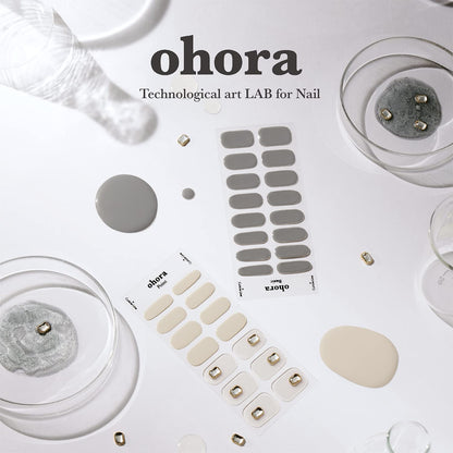 ohora Semi Cured Gel Nail Strips (N Nudist) – Nude, Salon-Quality, Easy Application