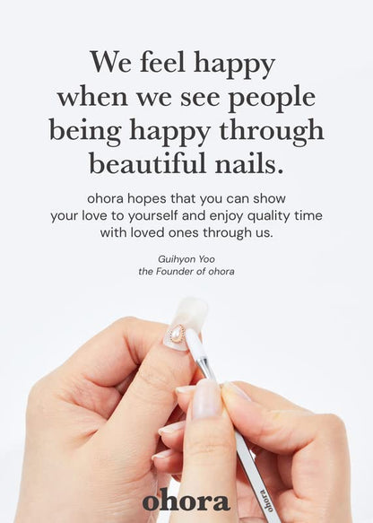 ohora Semi Cured Gel Nail Strips (N Nudist) – Nude, Salon-Quality, Easy Application