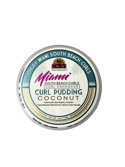 OKAY Miami South Beach Curl Pudding – Define Curls & Hydrate (6 oz)