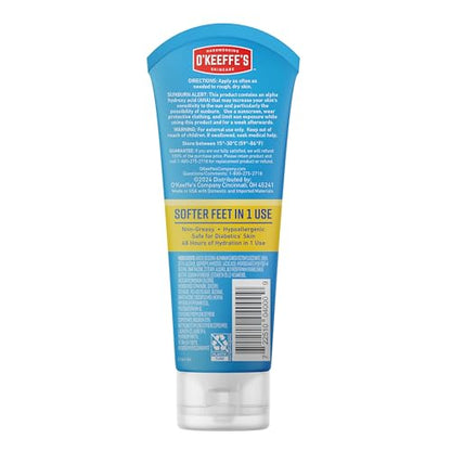 O'Keeffe's for Healthy Feet Intense Renewal Cream with Urea & Alpha Hydroxy Acid, 3 oz Tube