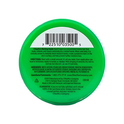 O'Keeffe's Working Hands Hand Cream in Jar (8 Pack) – 3.2 oz Each