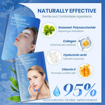 Okela Forehead & Smile Line Patches Overnight — Hydrogel Smoothing Patches