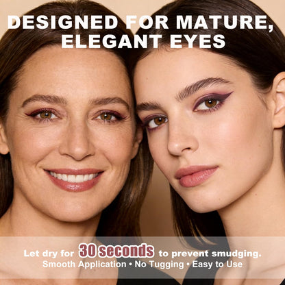Okerker Plum&Brown 2PCS Gel Eyeliner Pencil – Waterproof, Smudge-Proof, Long-Lasting Plum Eye Liner