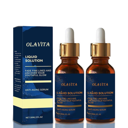 OLAVITA Liquid Solution Serum with Vitamin C — 2-Pack for Skin Elasticity & Radiant Tone