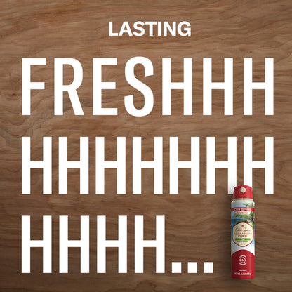 Old Spice Fiji Aluminum Free Dry Spray – 24/7 Freshness, 4.3oz (Pack of 3)