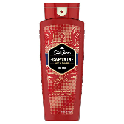 Old Spice Red Collection Captain Body Wash for Men – 16 oz