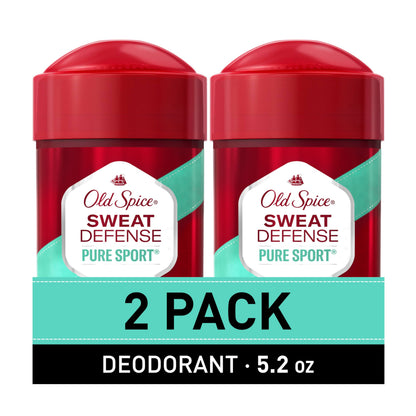 Old Spice Sweat Defense Soft Solid Antiperspirant & Deodorant – 2-Pack, Lemon-Lime, 48 Hour Protection