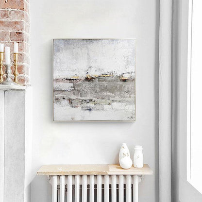 Old Town Framed Wall Art Oil Painting 122*122cm