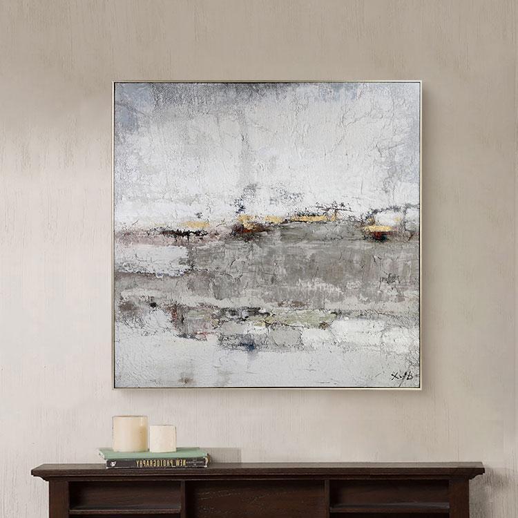 Old Town Framed Wall Art Oil Painting 122*122cm
